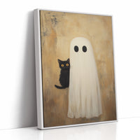 AL0161 - Premium Art Print - White Framed Canvas image 1