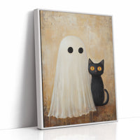 AL0162 - Premium Art Print - White Framed Canvas image 1