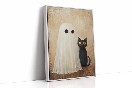 AL0162 - Premium Art Print - White Framed Canvas image 1