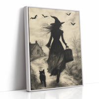 AL0164 - Premium Art Print - White Framed Canvas image 1