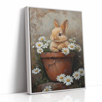 AL0166 - Premium Art Print - White Framed Canvas image 1
