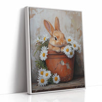 AL0167 - Premium Art Print - White Framed Canvas image 1