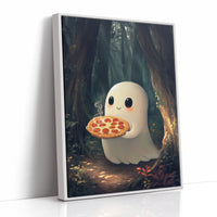 AL0168 - Premium Art Print - White Framed Canvas image 1