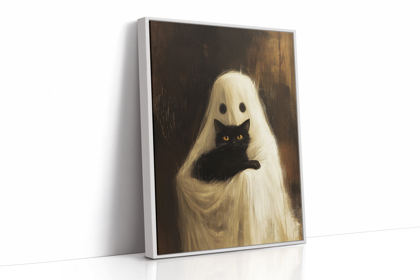 AL0169 - Premium Art Print - White Framed Canvas image 1