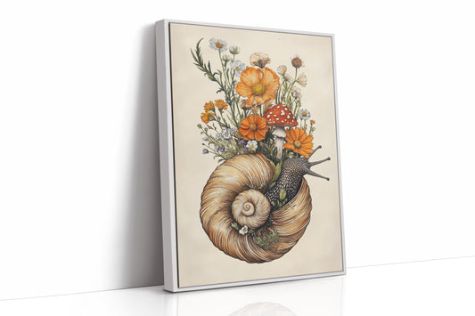 AL0170 - Premium Art Print - White Framed Canvas image 1