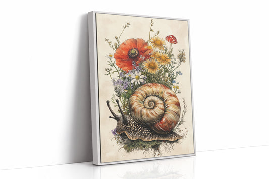 AL0171 - Premium Art Print - White Framed Canvas image 1