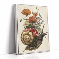 AL0173 - Premium Art Print - White Framed Canvas image 1