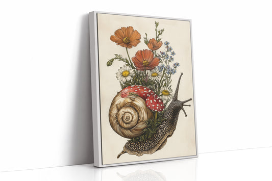 AL0173 - Premium Art Print - White Framed Canvas image 1