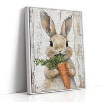 AL0179 - Premium Art Print - White Framed Canvas image 1