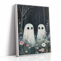 AL0180 - Premium Art Print - White Framed Canvas image 1