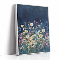 AL0181 - Premium Art Print - White Framed Canvas image 1