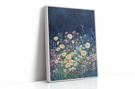 AL0181 - Premium Art Print - White Framed Canvas image 1