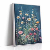AL0182 - Premium Art Print - White Framed Canvas image 1