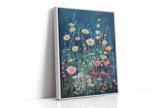 AL0182 - Premium Art Print - White Framed Canvas image 1
