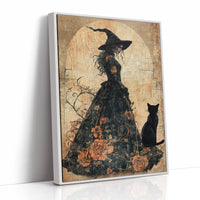 AL0185 - Premium Art Print - White Framed Canvas image 1