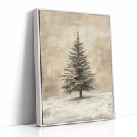 AL0186 - Premium Art Print - White Framed Canvas image 1