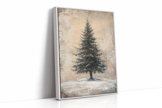 AL0187 - Premium Art Print - White Framed Canvas image 1