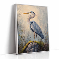 AL0189 - Premium Art Print - White Framed Canvas image 1