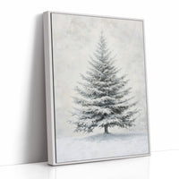 AL0190 - Premium Art Print - White Framed Canvas image 1