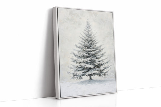 AL0190 - Premium Art Print - White Framed Canvas image 1