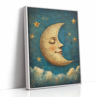 AL0191 - Premium Art Print - White Framed Canvas image 1