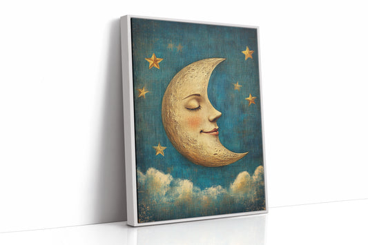 AL0191 - Premium Art Print - White Framed Canvas image 1