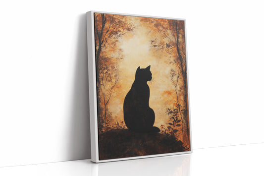 AL0192 - Premium Art Print - White Framed Canvas image 1