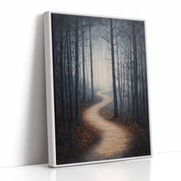 AL0197 - Premium Art Print - White Framed Canvas image 1