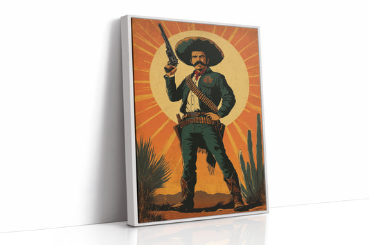 AL0198 - Premium Art Print - White Framed Canvas image 1