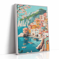 AL0199 - Premium Art Print - White Framed Canvas image 1