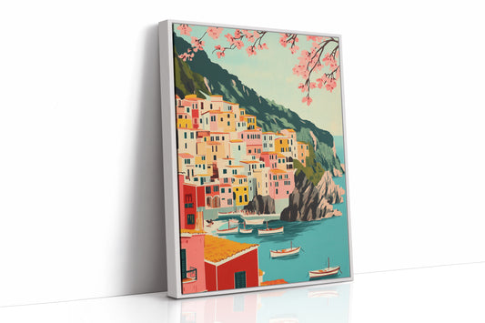 AL0200 - Premium Art Print - White Framed Canvas image 1