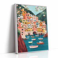 AL0201 - Premium Art Print - White Framed Canvas image 1