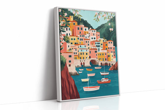 AL0201 - Premium Art Print - White Framed Canvas image 1