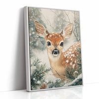 AL0203 - Premium Art Print - White Framed Canvas image 1