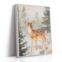 AL0204 - Premium Art Print - White Framed Canvas image 1