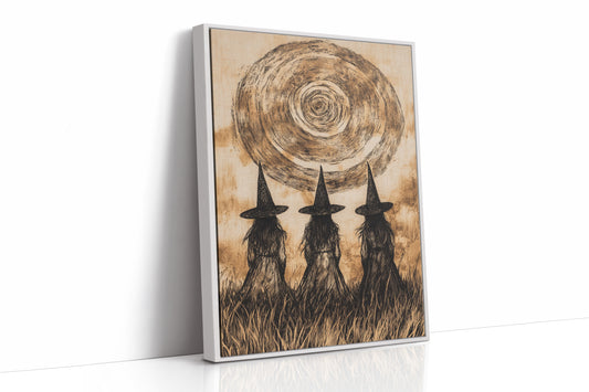 AL0207 - Premium Art Print - White Framed Canvas image 1