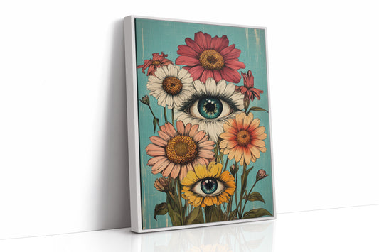 AL0211 - Premium Art Print - White Framed Canvas image 1