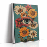 AL0212 - Premium Art Print - White Framed Canvas image 1