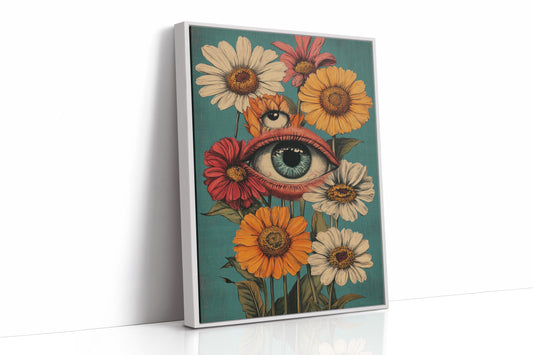 AL0212 - Premium Art Print - White Framed Canvas image 1