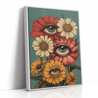 AL0213 - Premium Art Print - White Framed Canvas image 1