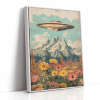 AL0214 - Premium Art Print - White Framed Canvas image 1