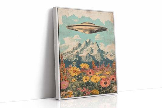 AL0214 - Premium Art Print - White Framed Canvas image 1