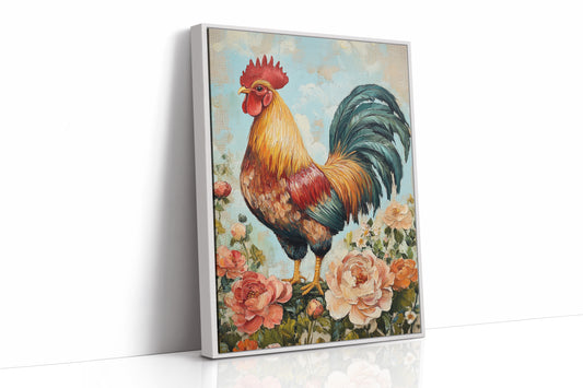 AL0217 - Premium Art Print - White Framed Canvas image 1