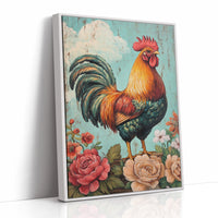 AL0218 - Premium Art Print - White Framed Canvas image 1