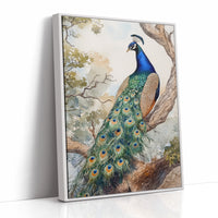 AL0219 - Premium Art Print - White Framed Canvas image 1