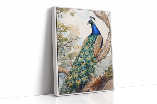 AL0219 - Premium Art Print - White Framed Canvas image 1