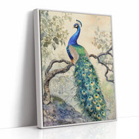 AL0220 - Premium Art Print - White Framed Canvas image 1