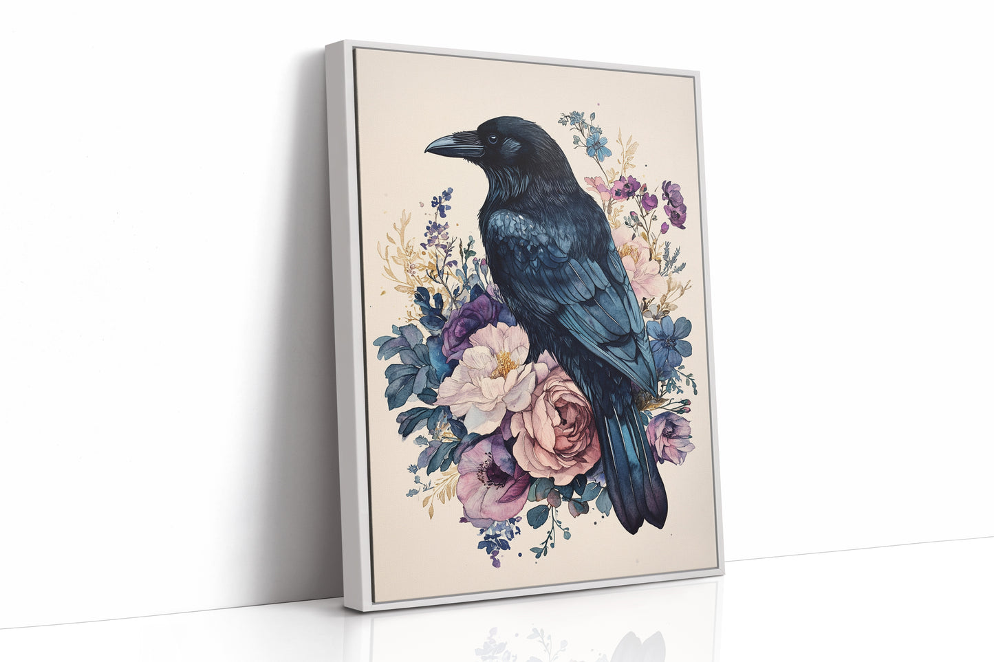 AL0221 - Premium Art Print - White Framed Canvas image 1