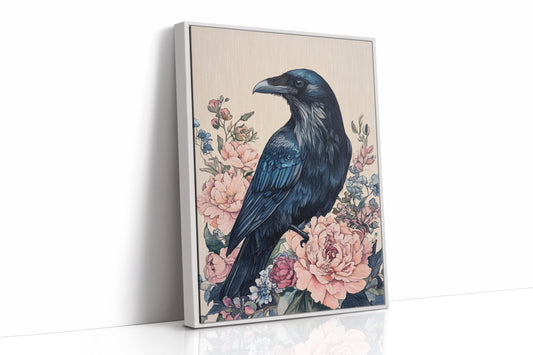 AL0223 - Premium Art Print - White Framed Canvas image 1
