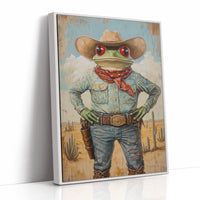 AL0224 - Premium Art Print - White Framed Canvas image 1